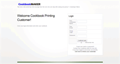 Desktop Screenshot of cookbooks4u.com